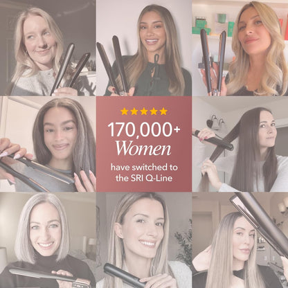 SRILabs StyleQ Flat Iron - Red Light Therapy, Titanium Graphene Plates