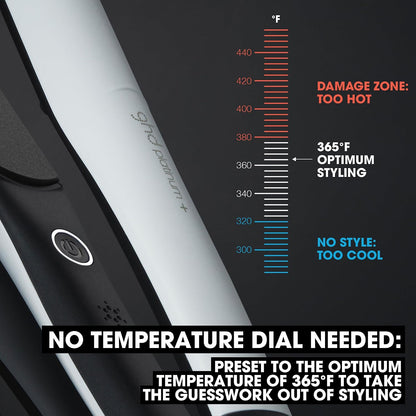 ghd Platinum+ Styler ― 1" Flat Iron Hair Straightener, Professional Ceramic Hair Styling Tool for Stronger Hair, More Shine, & More Color Protection