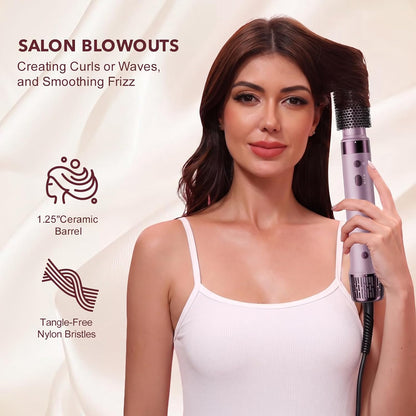 Mythsight StyleVibe 6-in-1 Air Styler with Hair Dryer & Auto-Wrap Curl L/R