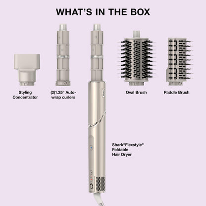Shark FlexStyle, Air Multi-Styler & Drying System, Coanda Curlers, HD430