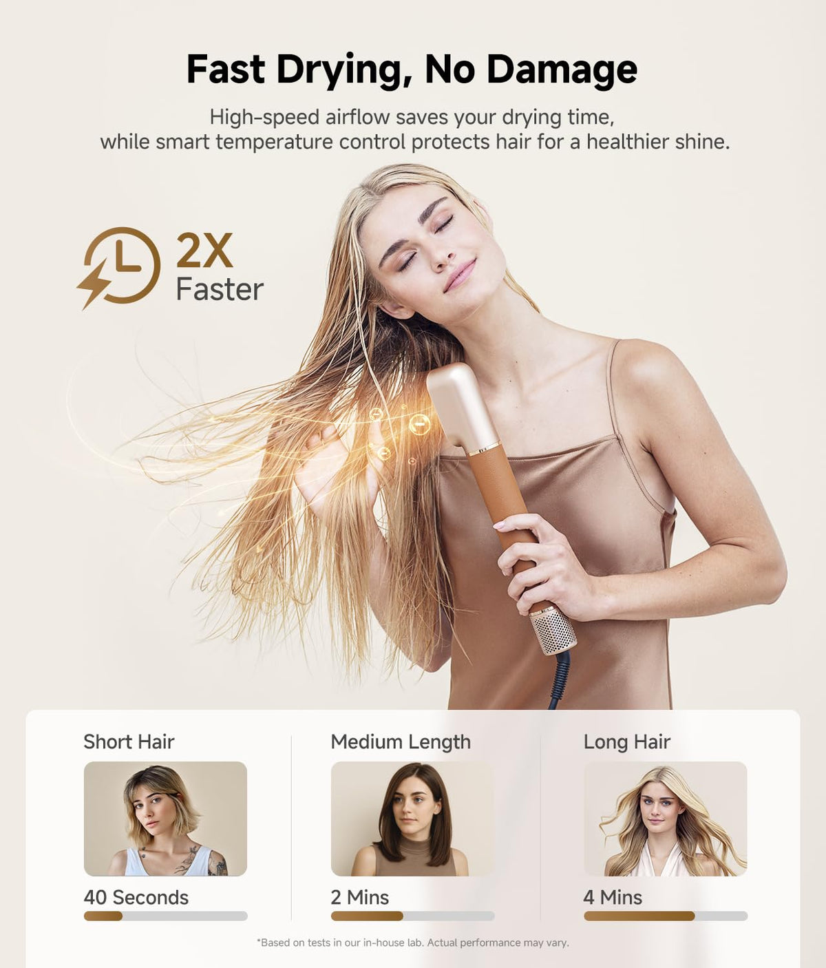 DREAME AirStyle Pro 7-in-1 High-Speed Hair Dryer & Styler with Attachments, Frizz Control, 120V