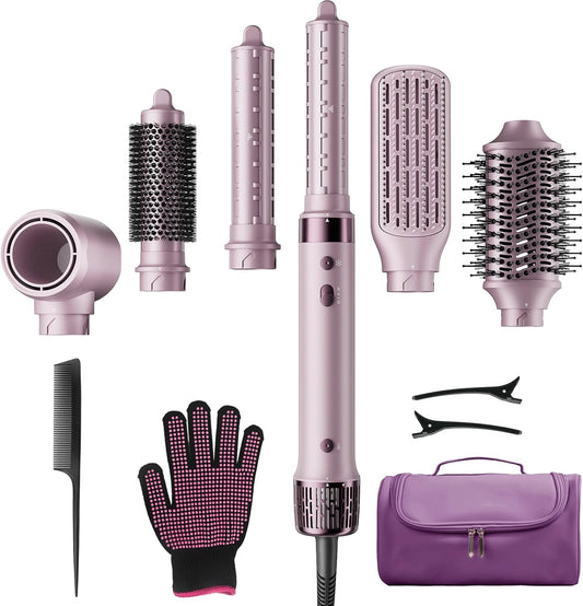 Mythsight StyleVibe 6-in-1 Air Styler with Hair Dryer & Auto-Wrap Curl L/R