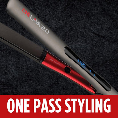 CHI Lava 2.0 Hairstyling Iron 1″ Flat Iron Hair Straightener