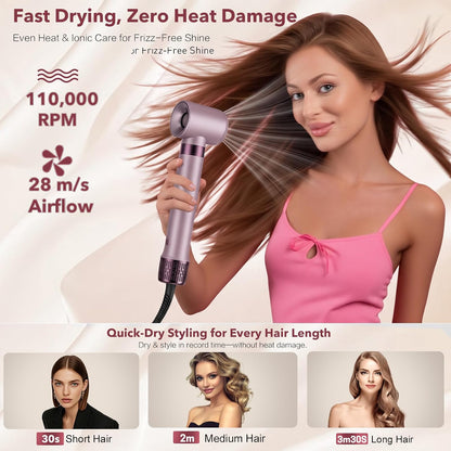 Mythsight StyleVibe 6-in-1 Air Styler with Hair Dryer & Auto-Wrap Curl L/R