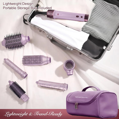 Mythsight StyleVibe 6-in-1 Air Styler with Hair Dryer & Auto-Wrap Curl L/R