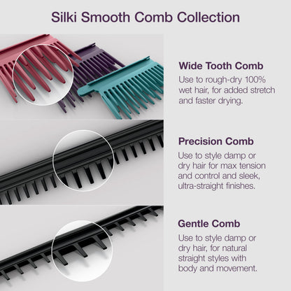 Shark SilkiPro Air Straightener & Blow Dryer, Flat Iron, Turquoise, HT400BL