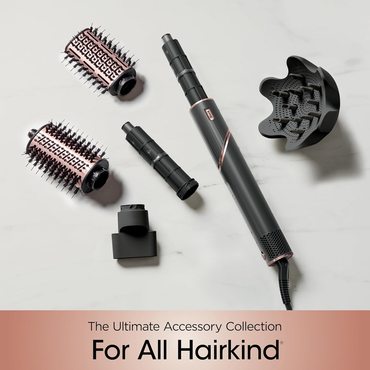 Shark FlexStyle, Air Multi-Styler & Drying System, Coanda, Black, HD440BK