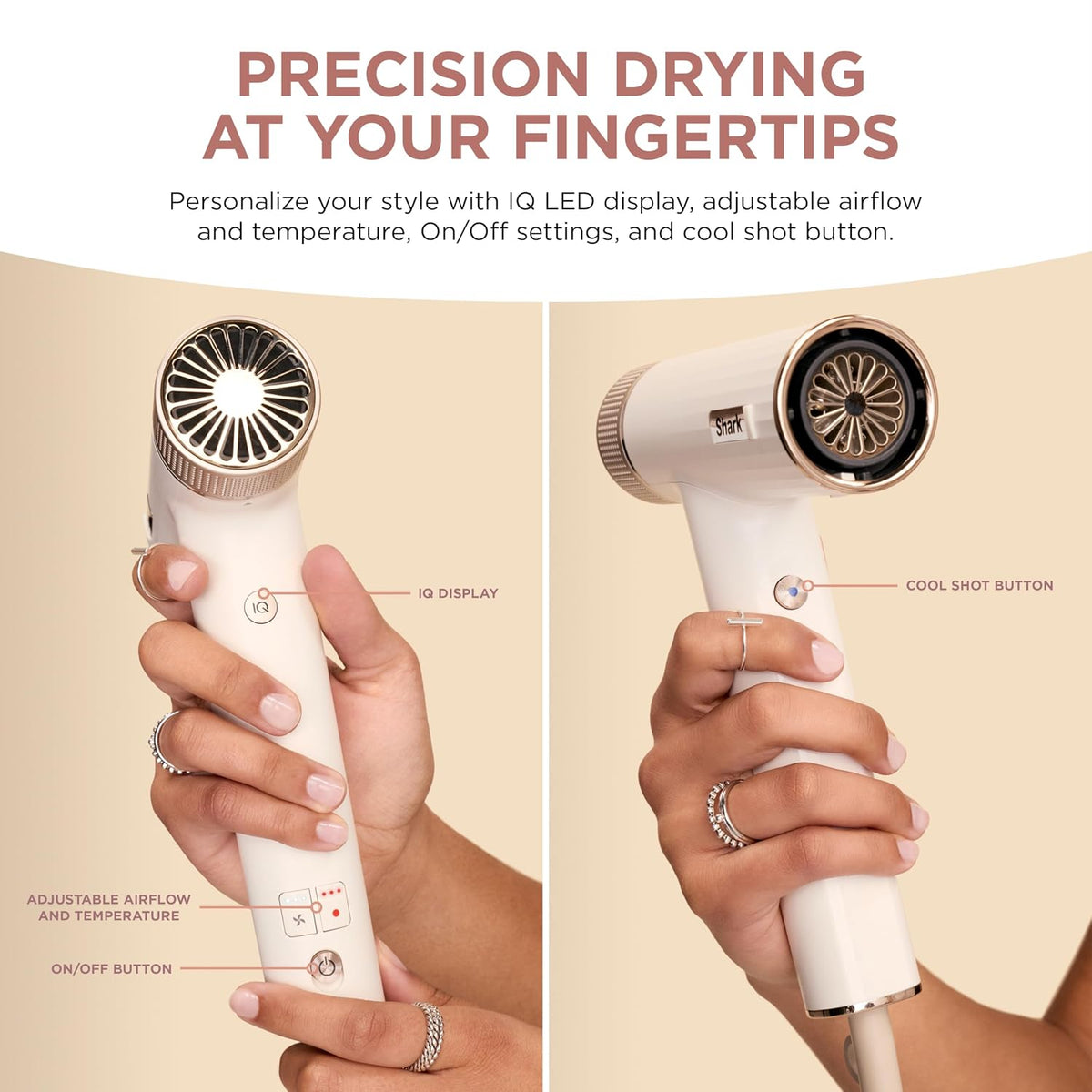 Shark SpeedStyle Hair Dryer, 3 Styling Tools, Fine to Medium Hair, HD331