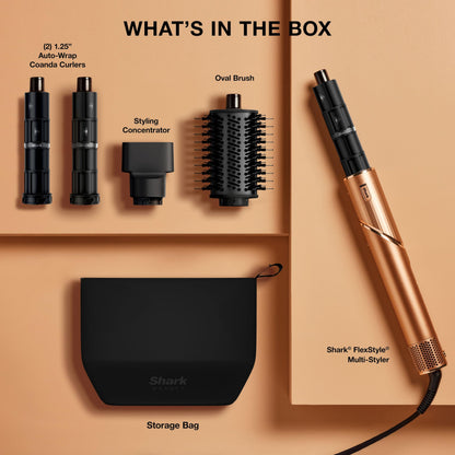Shark FlexStyle, Air Multi-Styler & Drying System, Coanda, Copper, HD433CP