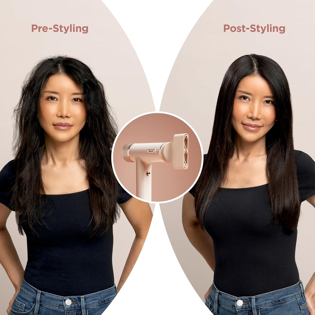 Shark SpeedStyle Hair Dryer, 3 Styling Tools, Fine to Medium Hair, HD331