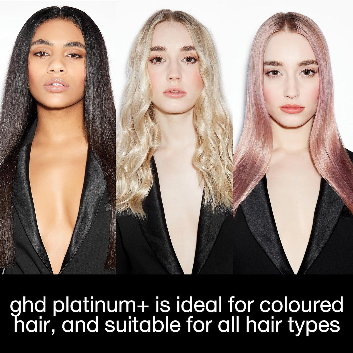 ghd Platinum+ Styler ― 1" Flat Iron Hair Straightener, Professional Ceramic Hair Styling Tool for Stronger Hair, More Shine, & More Color Protection