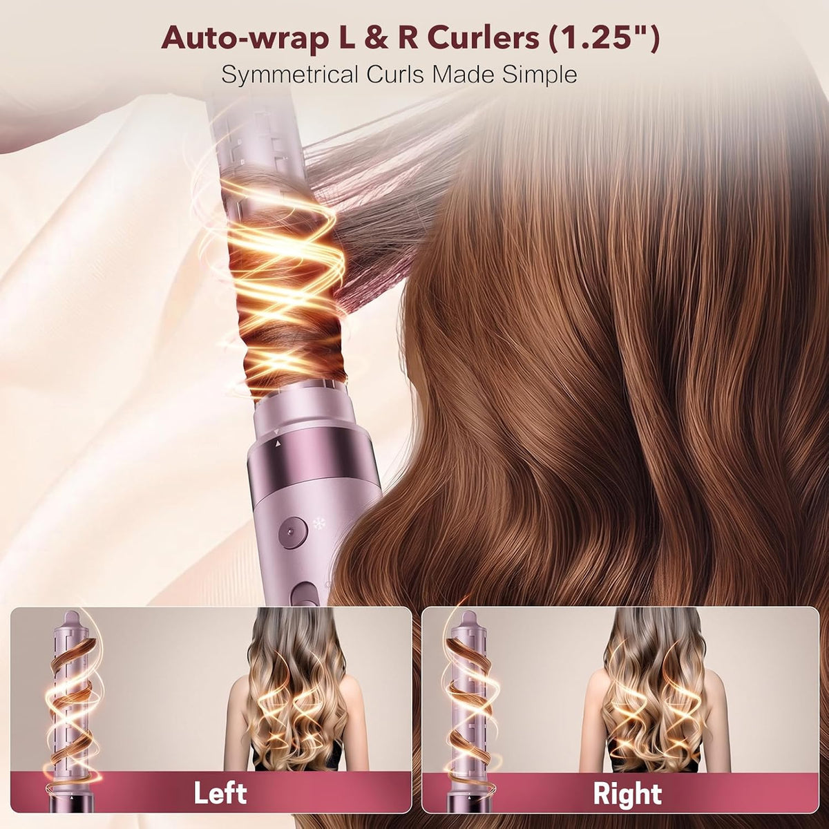 Mythsight StyleVibe 6-in-1 Air Styler with Hair Dryer & Auto-Wrap Curl L/R