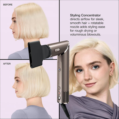 Shark FlexStyle, Air Multi-Styler & Drying System, Mocha Silver, HD431BR