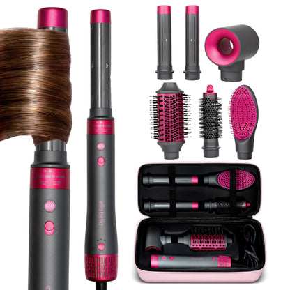 ELLA BELLA® 6 in 1 Professional Hot Air Styler & Straightener, Fast Drying