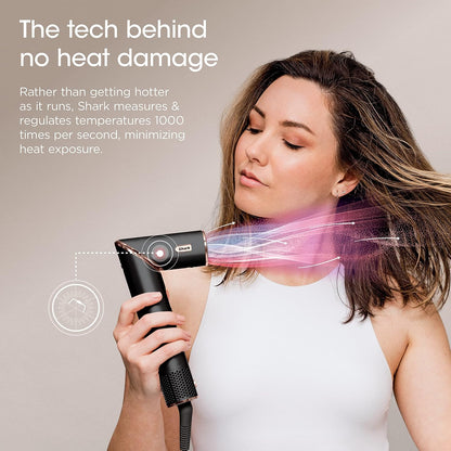 Shark FlexStyle, Air Multi-Styler & Drying System, Coanda, Black, HD440BK
