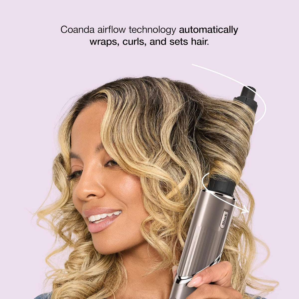 Shark FlexStyle, Air Multi-Styler & Drying System, Mocha Silver, HD431BR