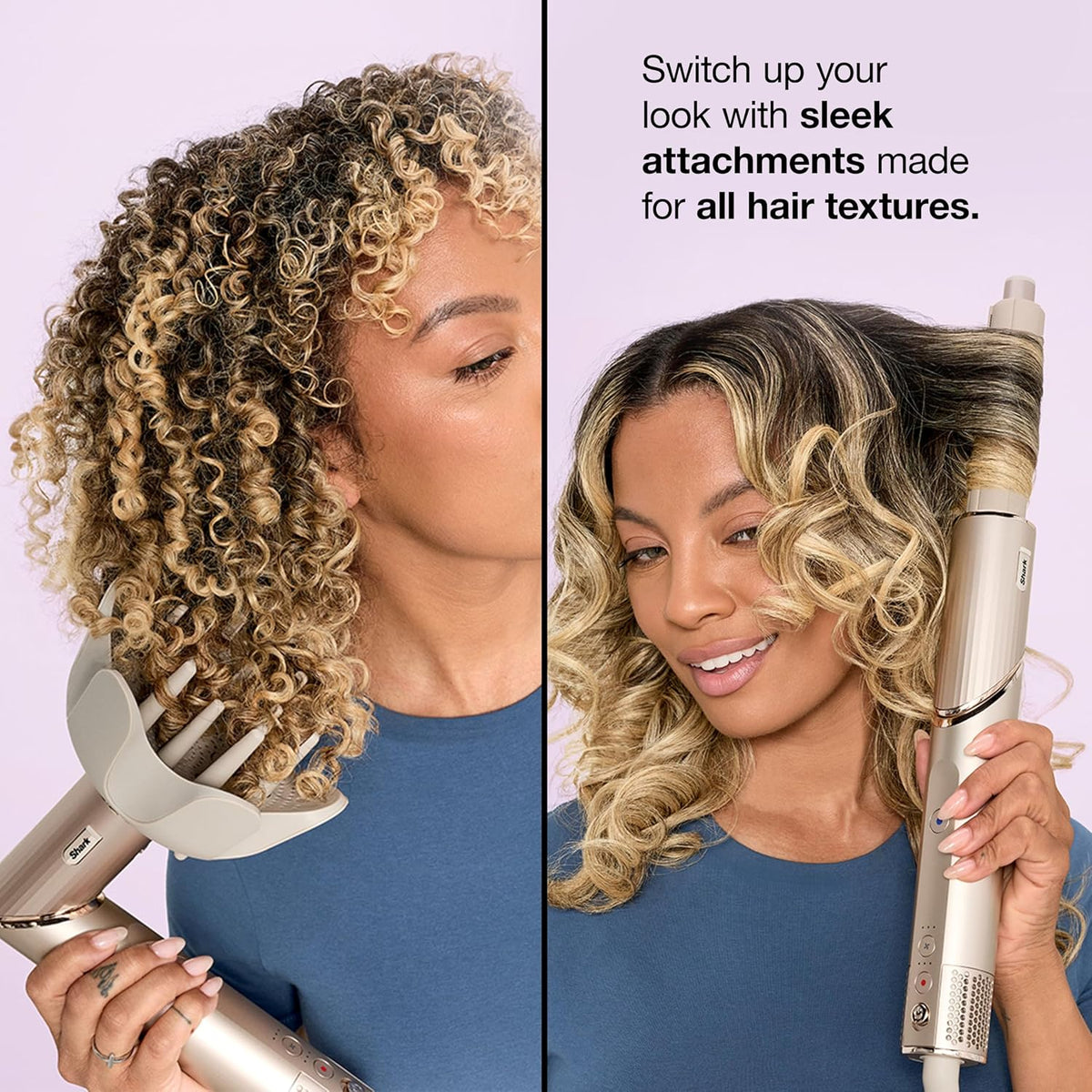 Shark FlexStyle, Air Multi-Styler & Drying System, Diffuser, Stone, HD435